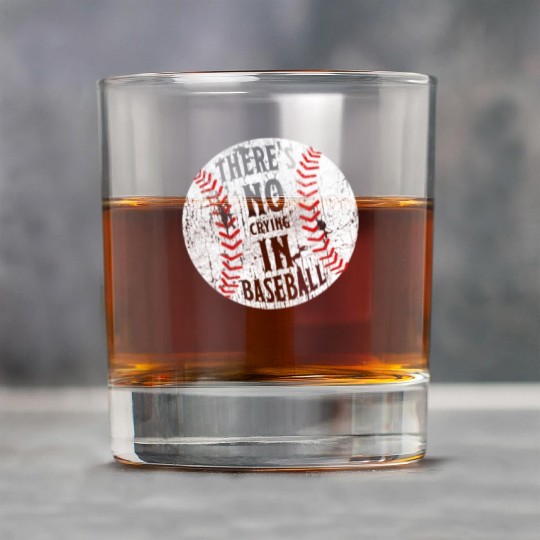 There's No Crying In Baseball I Love Sport Softba Rock Glasses