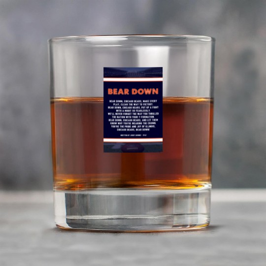 Bear Down Lyrics Poster Rock Glasses