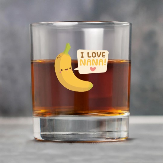 I Love Nana Banana Pun Rock Glasses