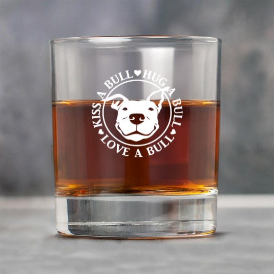 Love-A-Bull Pitbull Bully Dog Rescue Rock Glasses