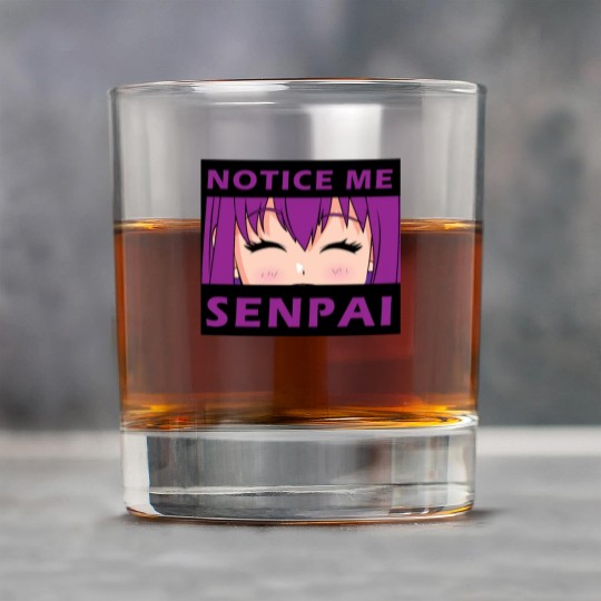 Notice Me Senpai - Japanese anime manga designs Rock Glasses
