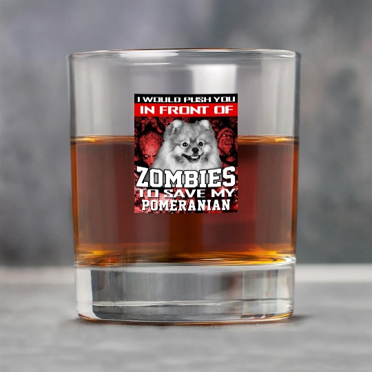 In Front Of Zombies To Save My Pomeranian Pomerani Rock Glasses