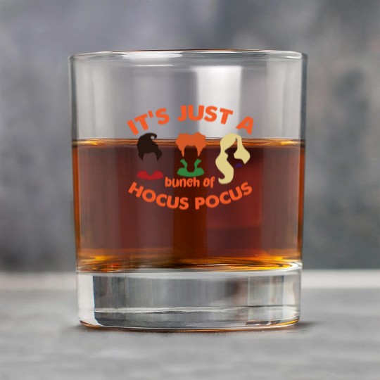 It's Just a Bunch of Hocus Pocus Halloween Rock Glasses