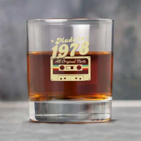 Made in 1978 Rock Glasses