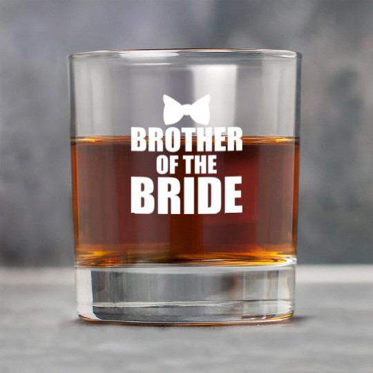 Cute Brother Of The Bride Wedding Gift Rock Glasses
