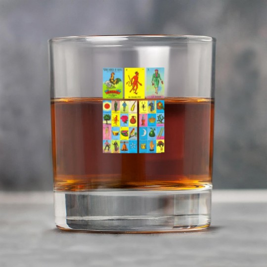 Loteria Mexican Rock Glasses