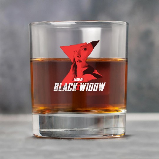 Marvel Black Widow Natasha Romanoff Hourglass Rock Glasses