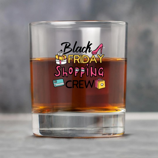 Holiday Shopping Black Friday Shopping Crew Funny Rock Glasses