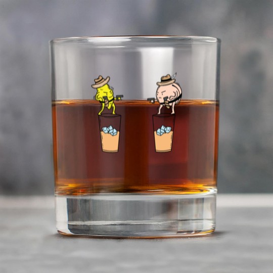 Iced Tea Lemon and Peach in the wild West Rock Glasses