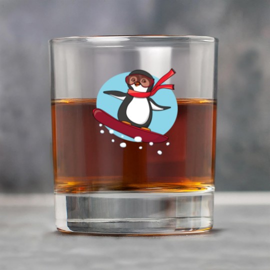 Snowboarding Penguin Rock Glasses