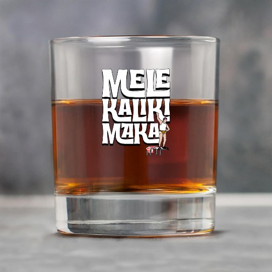 Mele Kalikimaka Cousin Eddie at the Swimming Pool Rock Glasses