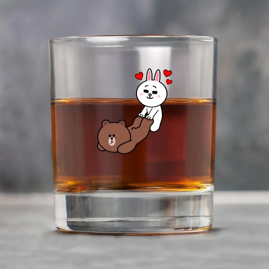Brown bear and Cony Be My Lover Rock Glasses