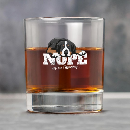 Bernese Mountain Dog Gift Rock Glasses