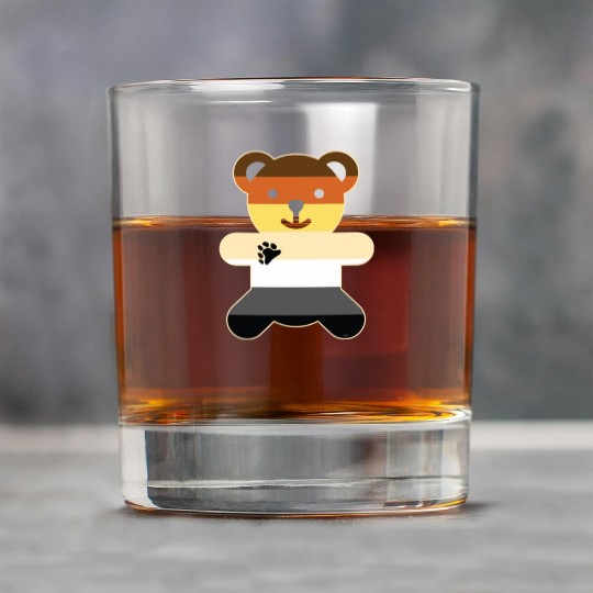 Bear Brotherhood Flag Bear Gay Pride graphic Rock Glasses