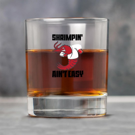 Shrimpin' Ain't Easy Shrimp Jiu Jitsu Fighter Rock Glasses