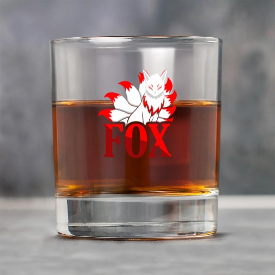 Kabuki Mask Nine Tailed cute Kitsune Japanese Fox Rock Glasses