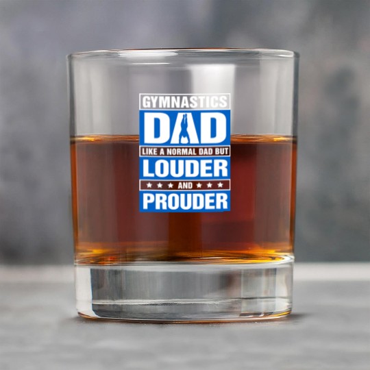 Mens Gymnastics Dad Louder And Prouder Sport Daddy Rock Glasses