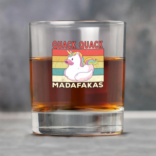 Funny Duck Sayings Ducks Quack Quack Madafakas Rock Glasses