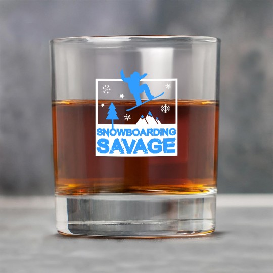 Snowboarding Savage Kids Cool Youth Freestyle Snow Rock Glasses