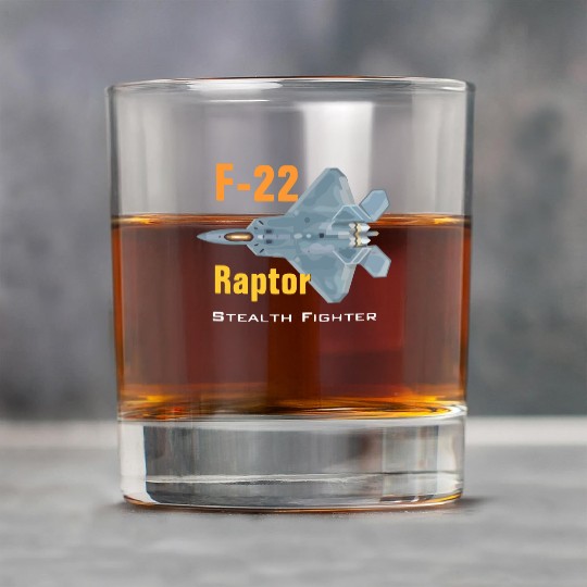 F 22 Raptor stealth fighter Rock Glasses