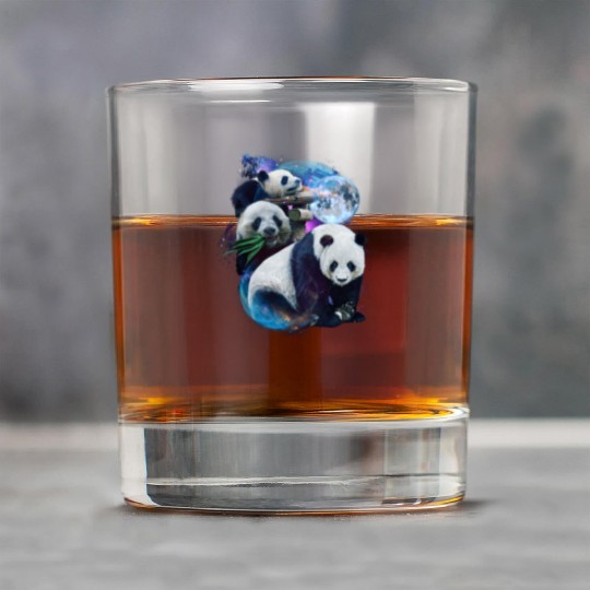 3 Moon Panda Funny Sichuan Bamboo Bear Animal Love Rock Glasses