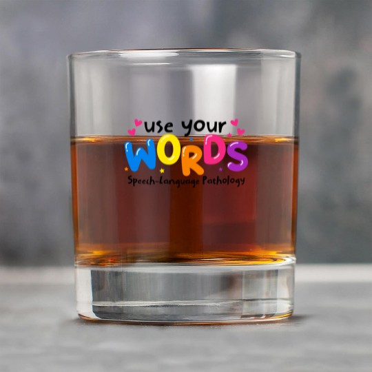 Use your Words Speech Language Pathologist Rock Glasses