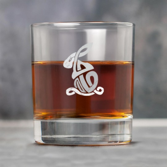 Celtic Symbols Bunny Celtic Knot Gift Idea Rock Glasses