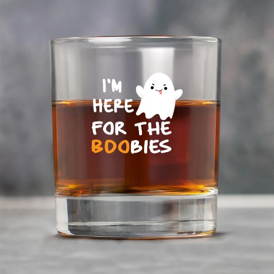 I'm Here For the Boobies Funny Baby Halloween Rock Glasses