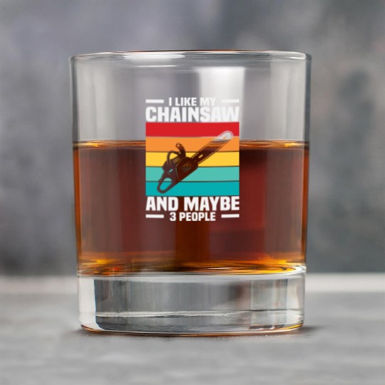 Chainsaw Woodworking Rock Glasses