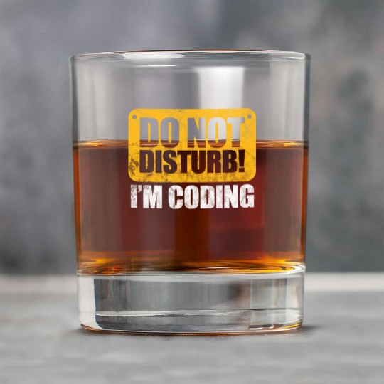 Do Not Disturb I'm Coding Vintage, Programmer Rock Glasses
