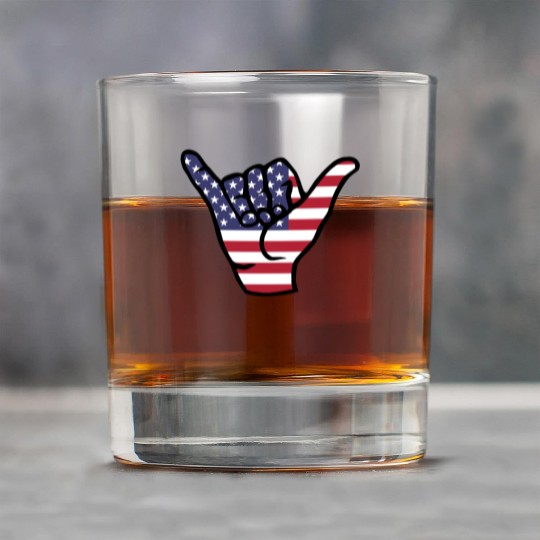 USA flag Shaka Rock Glasses