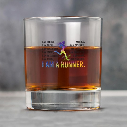 I Am A Runner Running Lady Rock Glasses