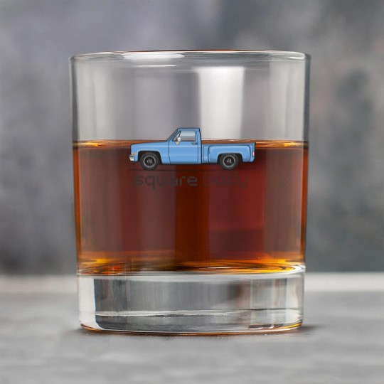 Square Body Light Blue Rock Glasses