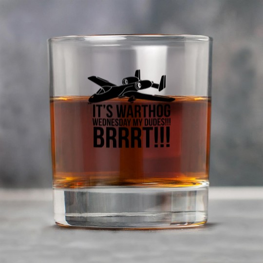 IT S WARTHOG WEDNESDAY DUDES BRRRT Rock Glasses