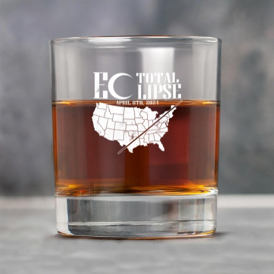 USA Map Path Of Totality 4.8.24 Total Eclipse Rock Glasses