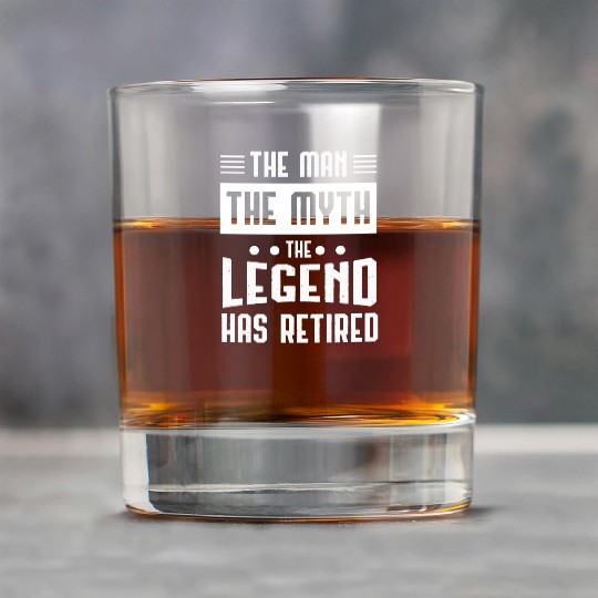 Retired Legend Consultancy Fee Retirement Gift Rock Glasses