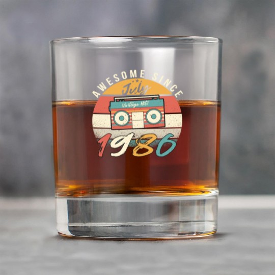Building Year 1986 In July Rock Glasses