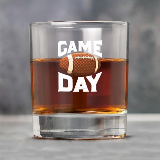 American Football Sunday Game Day Rock Glasses