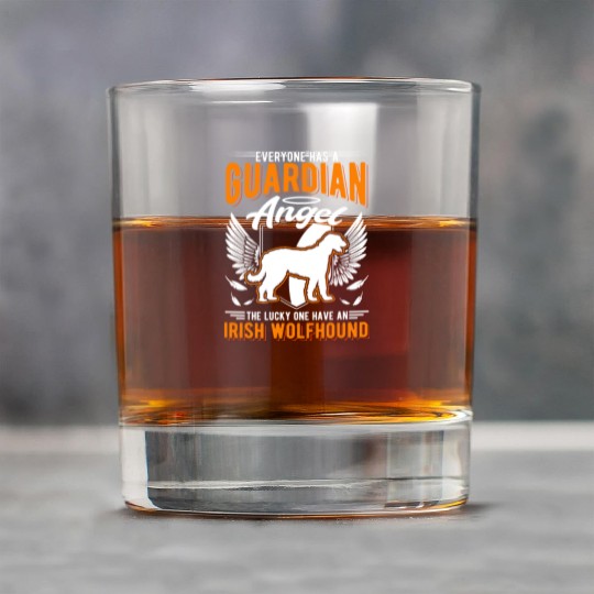 Irish Wolfhound Guardian Angel Rock Glasses