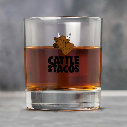 Cattle And Tacos Rock Glasses