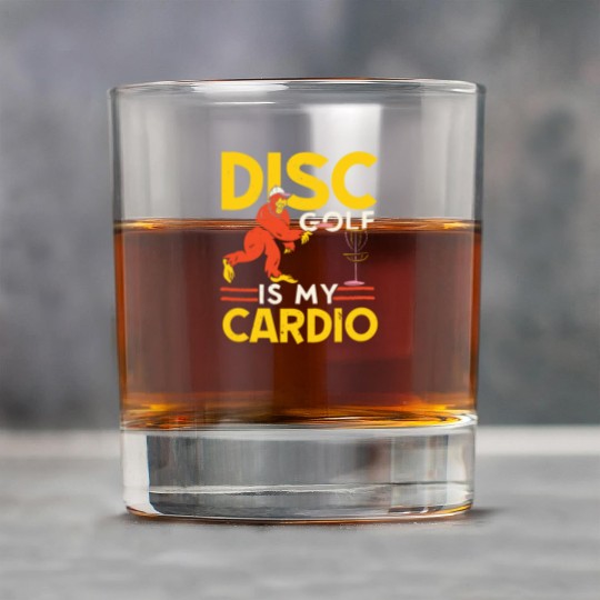 Disc Golf Is My Cardio Recreational Tosser Bigfoot Rock Glasses