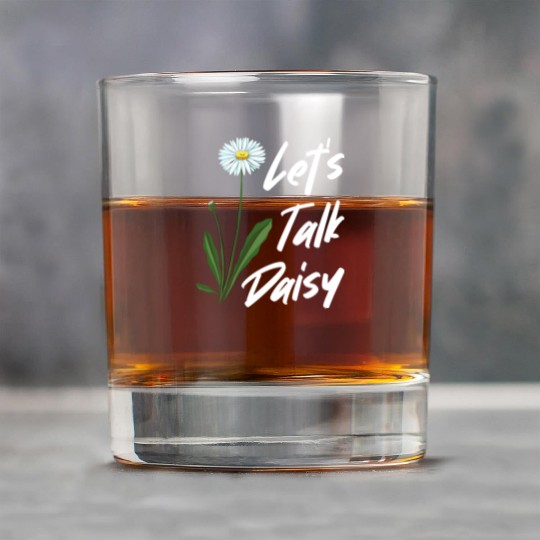 Daisy Garden Gardening Gardener Rock Glasses