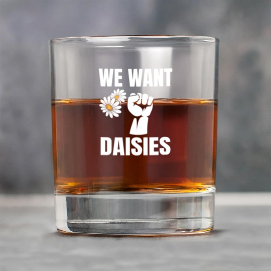 Daisy Garden Gardening Gardener Rock Glasses