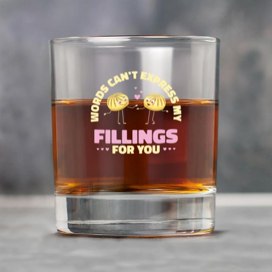 Dim Sums Filling Asian Food Chinese Food Fan Rock Glasses
