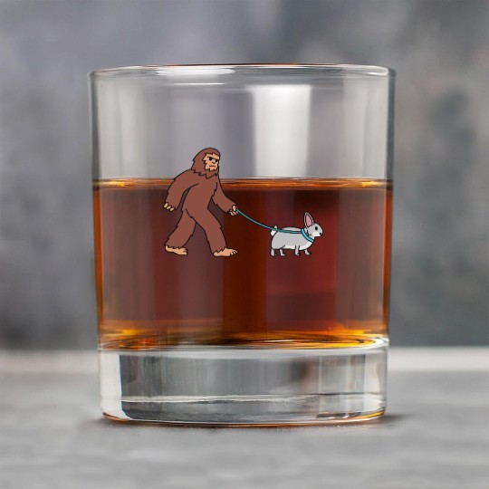 Bigfoot Sasquatch Walking Rabbit Rock Glasses