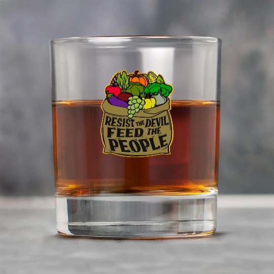 Resist the Devil Feed the People Rock Glasses