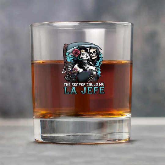 The Reaper Calls Me La Jefe Dia De Los Muertos Rock Glasses
