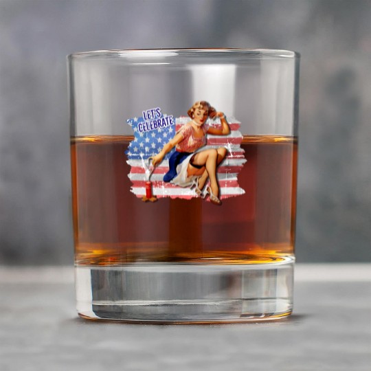 Lets Celebrate 4th july independence day USA Rock Glasses