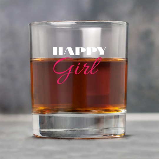 Happy girl Rock Glasses