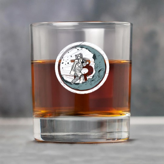 Funny Bitcoin Cryptocurrency Crypto Fun Lovers Rock Glasses